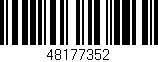 Código de barras (EAN, GTIN, SKU, ISBN): '48177352'