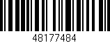 Código de barras (EAN, GTIN, SKU, ISBN): '48177484'