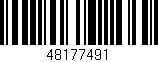 Código de barras (EAN, GTIN, SKU, ISBN): '48177491'