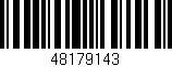 Código de barras (EAN, GTIN, SKU, ISBN): '48179143'