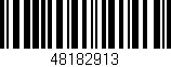 Código de barras (EAN, GTIN, SKU, ISBN): '48182913'