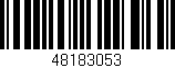 Código de barras (EAN, GTIN, SKU, ISBN): '48183053'