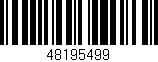 Código de barras (EAN, GTIN, SKU, ISBN): '48195499'