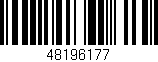 Código de barras (EAN, GTIN, SKU, ISBN): '48196177'