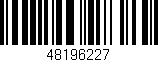 Código de barras (EAN, GTIN, SKU, ISBN): '48196227'