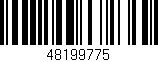 Código de barras (EAN, GTIN, SKU, ISBN): '48199775'