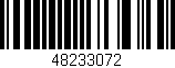 Código de barras (EAN, GTIN, SKU, ISBN): '48233072'