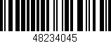 Código de barras (EAN, GTIN, SKU, ISBN): '48234045'