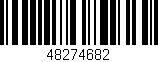 Código de barras (EAN, GTIN, SKU, ISBN): '48274682'