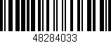 Código de barras (EAN, GTIN, SKU, ISBN): '48284033'