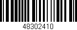 Código de barras (EAN, GTIN, SKU, ISBN): '48302410'