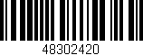 Código de barras (EAN, GTIN, SKU, ISBN): '48302420'