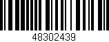 Código de barras (EAN, GTIN, SKU, ISBN): '48302439'