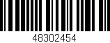 Código de barras (EAN, GTIN, SKU, ISBN): '48302454'