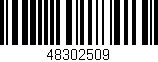 Código de barras (EAN, GTIN, SKU, ISBN): '48302509'
