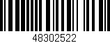 Código de barras (EAN, GTIN, SKU, ISBN): '48302522'