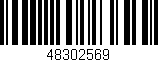 Código de barras (EAN, GTIN, SKU, ISBN): '48302569'