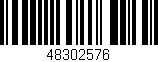 Código de barras (EAN, GTIN, SKU, ISBN): '48302576'