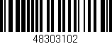 Código de barras (EAN, GTIN, SKU, ISBN): '48303102'