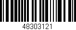 Código de barras (EAN, GTIN, SKU, ISBN): '48303121'