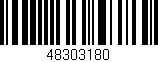Código de barras (EAN, GTIN, SKU, ISBN): '48303180'