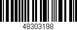 Código de barras (EAN, GTIN, SKU, ISBN): '48303198'