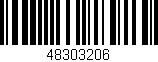 Código de barras (EAN, GTIN, SKU, ISBN): '48303206'