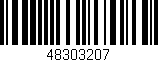 Código de barras (EAN, GTIN, SKU, ISBN): '48303207'