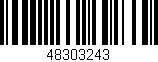 Código de barras (EAN, GTIN, SKU, ISBN): '48303243'