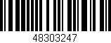 Código de barras (EAN, GTIN, SKU, ISBN): '48303247'