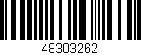 Código de barras (EAN, GTIN, SKU, ISBN): '48303262'