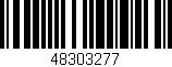 Código de barras (EAN, GTIN, SKU, ISBN): '48303277'