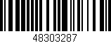 Código de barras (EAN, GTIN, SKU, ISBN): '48303287'