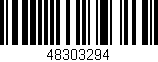 Código de barras (EAN, GTIN, SKU, ISBN): '48303294'