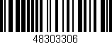 Código de barras (EAN, GTIN, SKU, ISBN): '48303306'