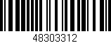 Código de barras (EAN, GTIN, SKU, ISBN): '48303312'