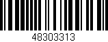 Código de barras (EAN, GTIN, SKU, ISBN): '48303313'