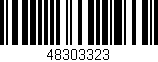 Código de barras (EAN, GTIN, SKU, ISBN): '48303323'