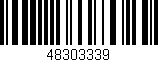 Código de barras (EAN, GTIN, SKU, ISBN): '48303339'