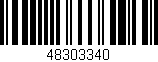 Código de barras (EAN, GTIN, SKU, ISBN): '48303340'