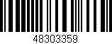 Código de barras (EAN, GTIN, SKU, ISBN): '48303359'