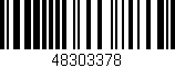 Código de barras (EAN, GTIN, SKU, ISBN): '48303378'