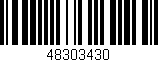 Código de barras (EAN, GTIN, SKU, ISBN): '48303430'