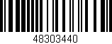 Código de barras (EAN, GTIN, SKU, ISBN): '48303440'