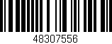 Código de barras (EAN, GTIN, SKU, ISBN): '48307556'