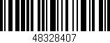 Código de barras (EAN, GTIN, SKU, ISBN): '48328407'