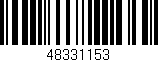 Código de barras (EAN, GTIN, SKU, ISBN): '48331153'