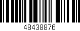 Código de barras (EAN, GTIN, SKU, ISBN): '48438876'