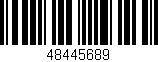 Código de barras (EAN, GTIN, SKU, ISBN): '48445689'