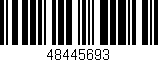 Código de barras (EAN, GTIN, SKU, ISBN): '48445693'